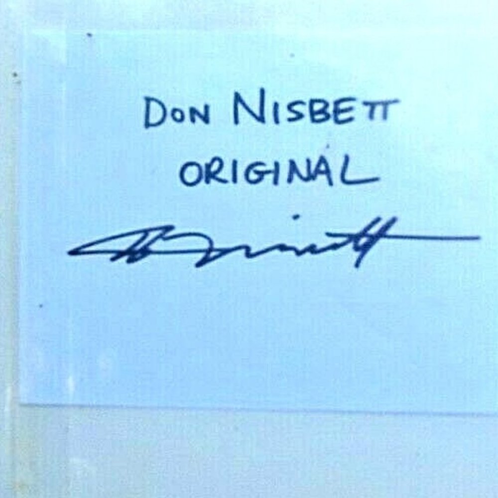 Don Nisbett Original Watercolor Painting Steelhead Ft George Signed on Foamcore - Picture 2 of 6